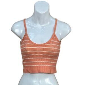 Urban Outfitters Out from Under Orange Striped Tank size XS/S